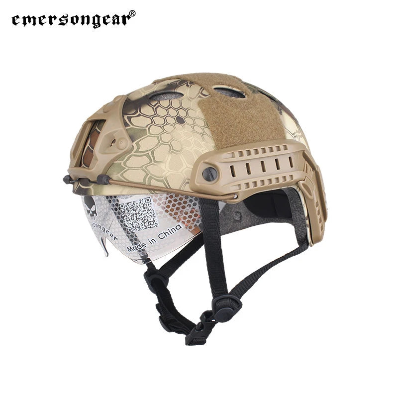 Emersongear Tactical FAST Helmet Protective Goggle PJ Type Airsoft Outdoor Combat Shooting Hunting Combat Gear