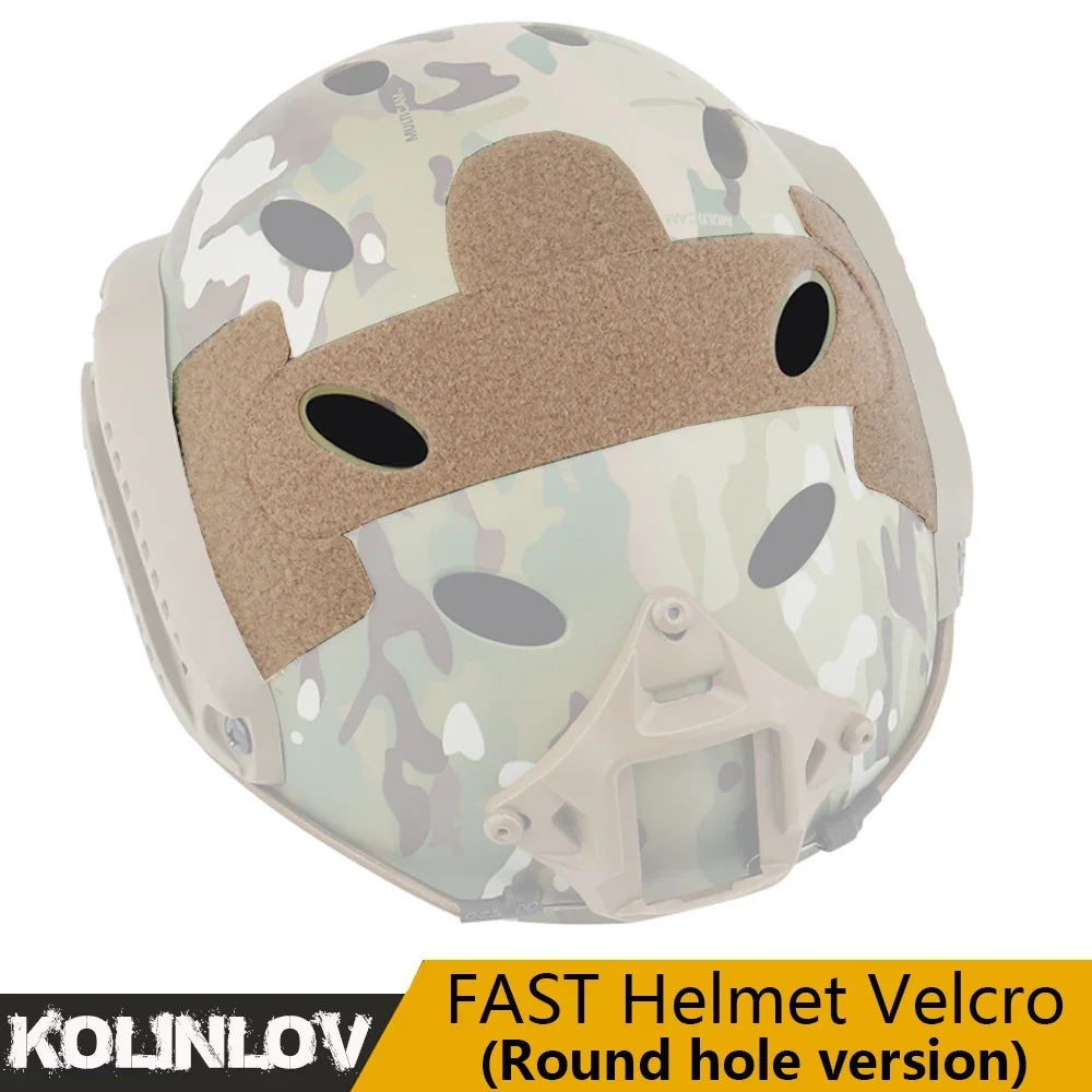 FAST Helmet Round hole version for Tactical Helmet Patches Hook and Loop Fastener Sticky Accessories