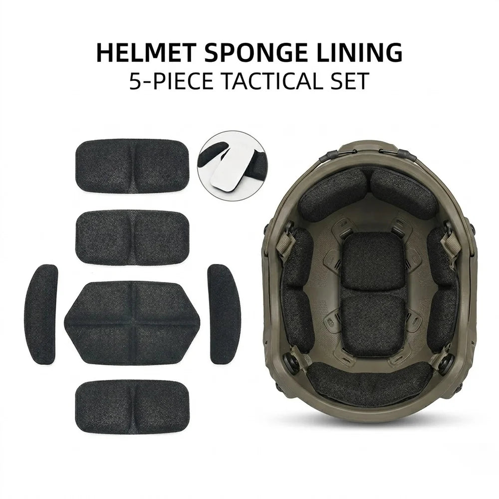 NEW Memory Foam Tactical Pad Replacement Air Cushion Helmet Liner Protection Pad Inner Liner Replacement Foam Pads