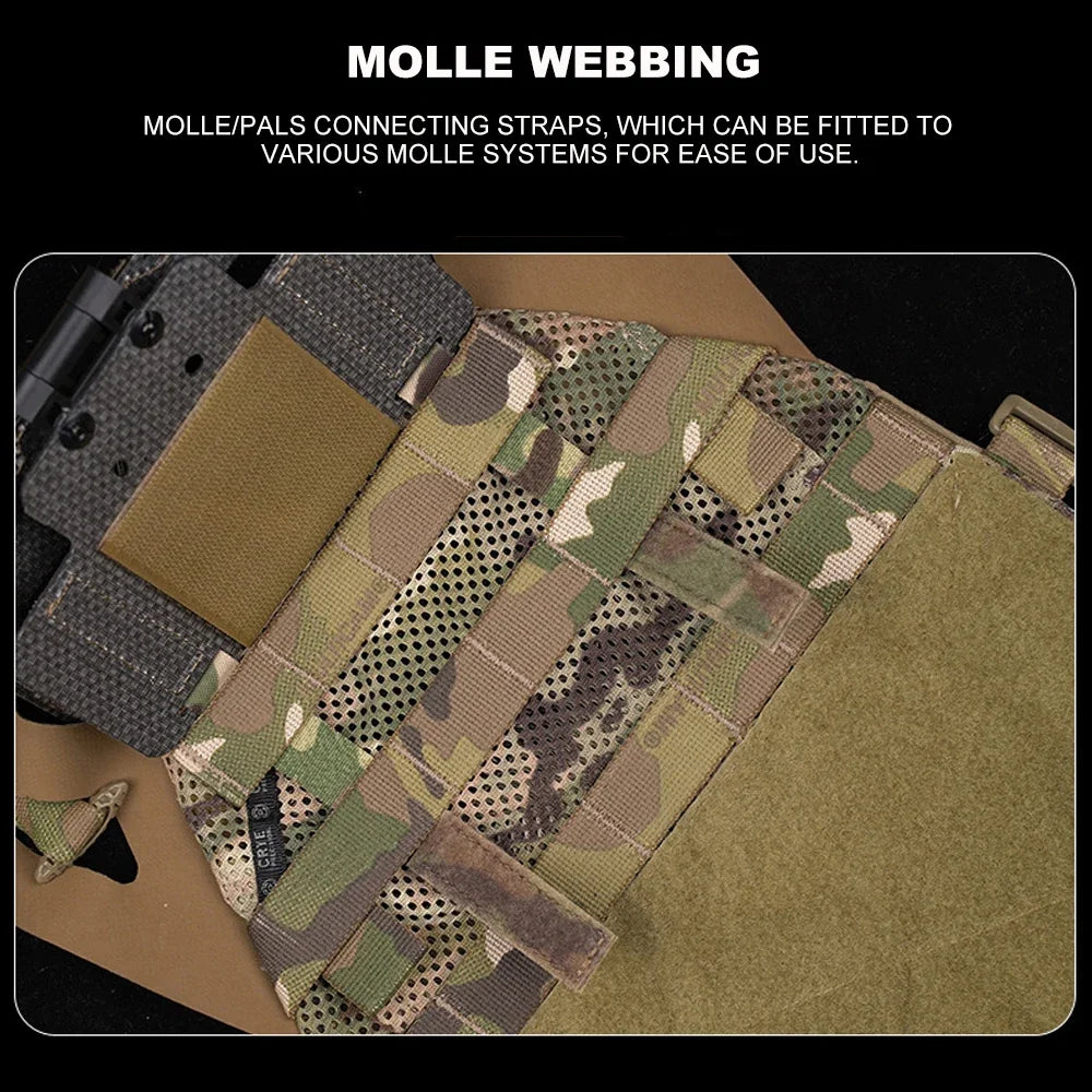 Tactical Phone Pouch Molle Airsoft  Chest Foldable Rack Phone Map Case Outdoor Camping Hunting Navigation Board