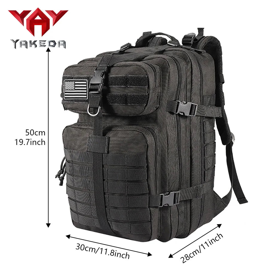 YAKEDA popular large 3P bag 45L large capacity camouflage bag sports outdoor backpack mountaineering backpack