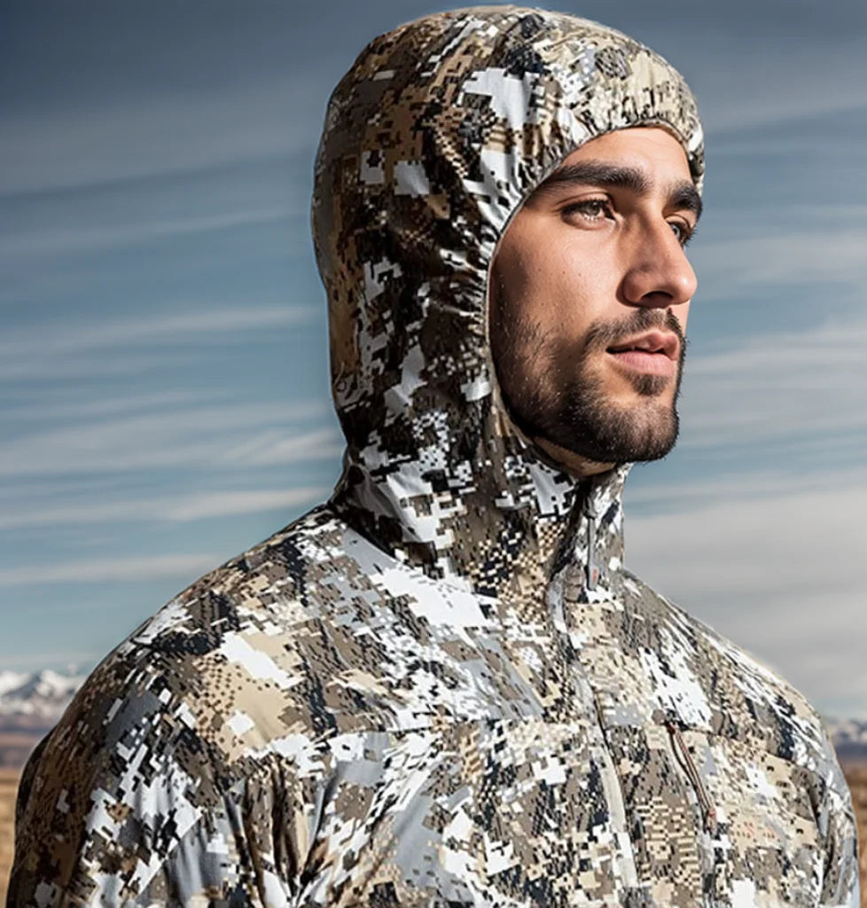 Ambient Hoodie Hunting Apparel Outdoor Camo Hoodie Spring Fall Fleece Lining Hunting Light Jacket