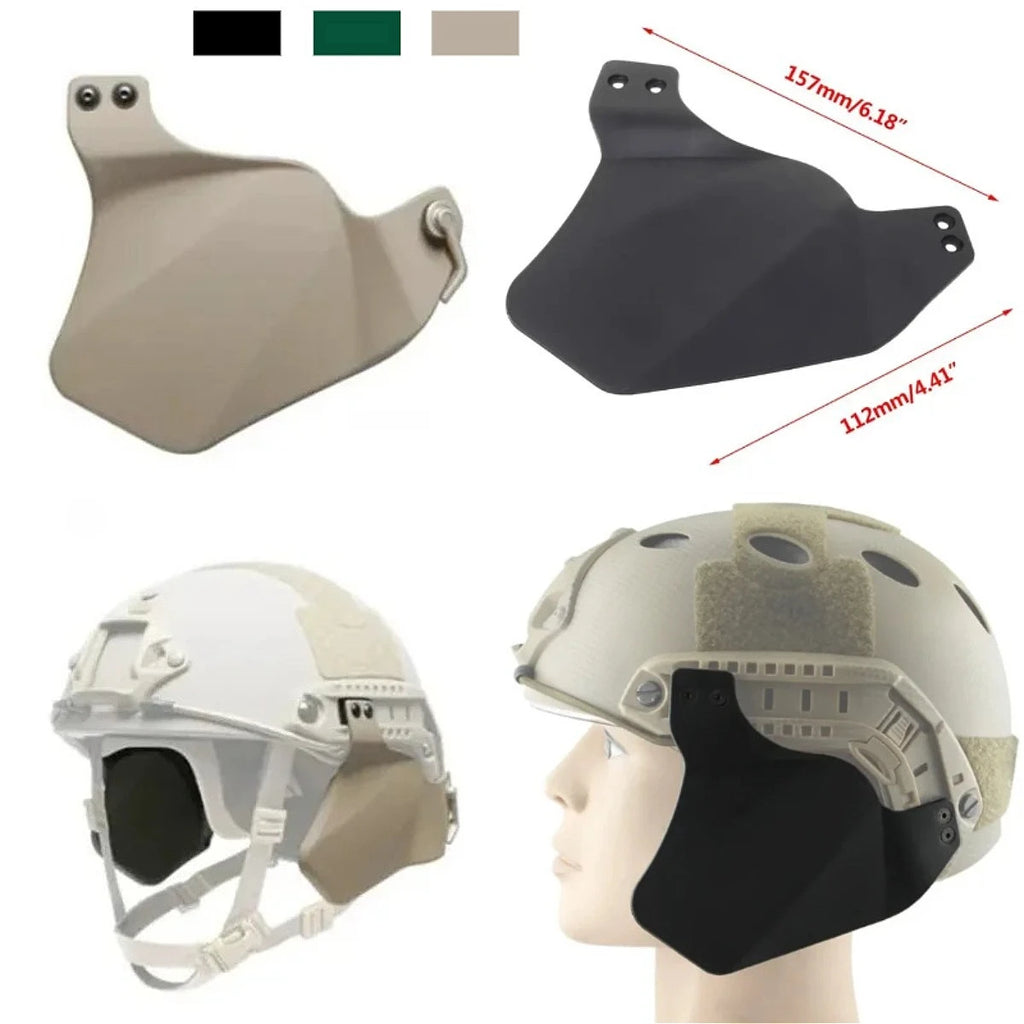 Tactical Air soft Ear Protection Cover Helmet Earmuffs Helmet Side Cover For FAST MICH ACH Helmet Tactical Accessories