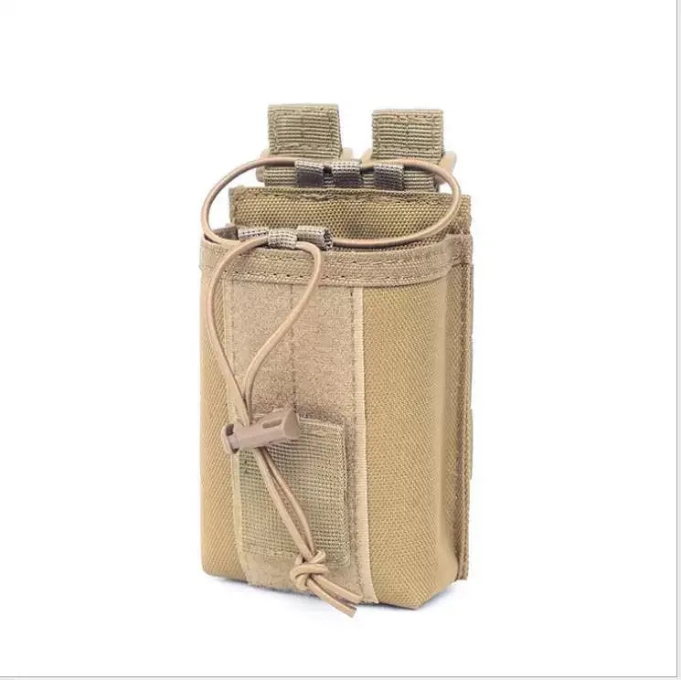 NEW HOT Tactical Molle Radio Holder - Heavy Duty Pouch Case | Holster for Two-Way Walkie Talkies Hunting ﻿
