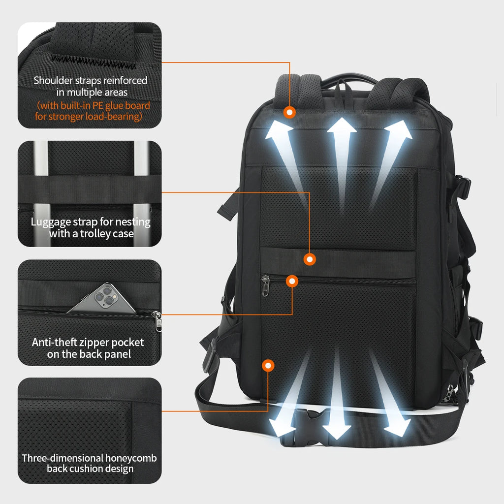 Tigernu Backpacks Men Camera Backpack 14 15.6inch Laptop Backpacks Drone Package Waterproof Cover Travel Backpack Bags Knapsack