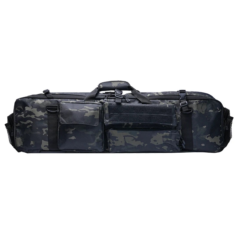 1000D Nylon M249 Tactical Gun Bag Heavy Duty Airsoft Air Gun Carry Case with Shoulder Strap for Hunting Equipment