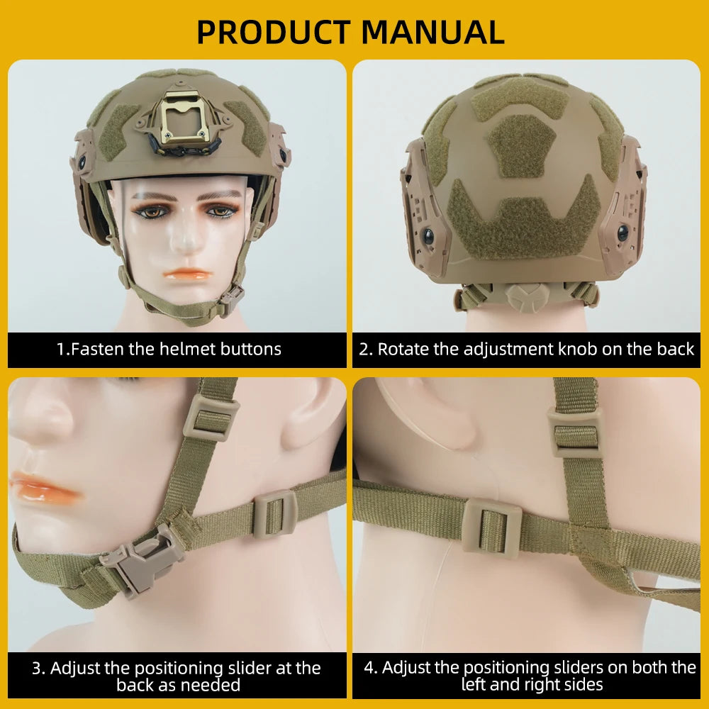 BOOIU Tactical 11 PCS Fast Helmet Magic Sticker Airsoft Helmet Patch Hook For FAST SF High-Cut Tactical Helmet Accessories