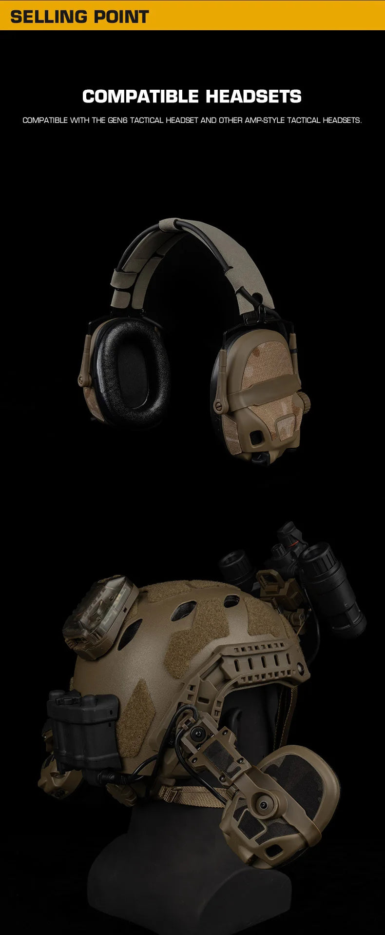 Tactical Headphones Camouflage Stickers Action Core AMP Hearing Protection Earcup Accessories Hunting and Shooting