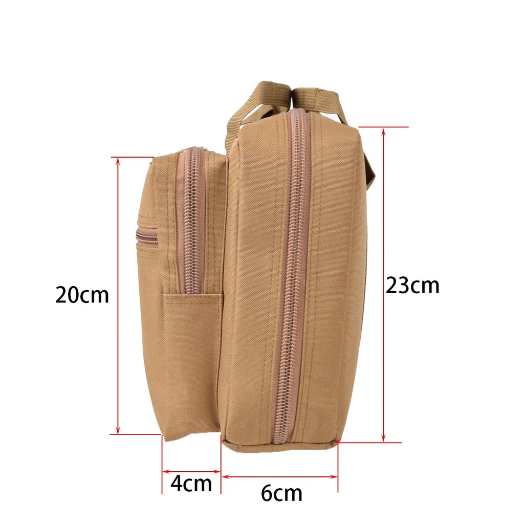 Tactical Hunting Bag Portable Storage Dual Bag Case Durable Waterproof Tool Bags With 600D Nylon And Soft Padding