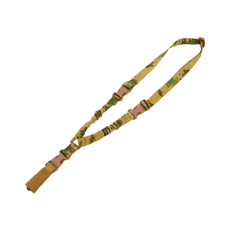 1× Outdoor Tactical Harness Single Point CS Gun Rope Diagonal Anti Slip Safety Rope Tactical Belt for Hunting Sports Accessories