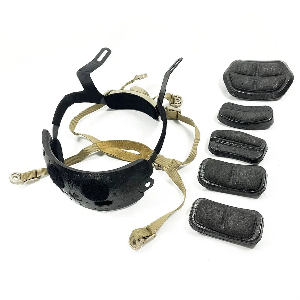 Tactical ACH Occ-Dial Liner Kit Adjustable Helmet System Helmet Inner Suspension System Strap For MICH FAST Airsoft Helmet