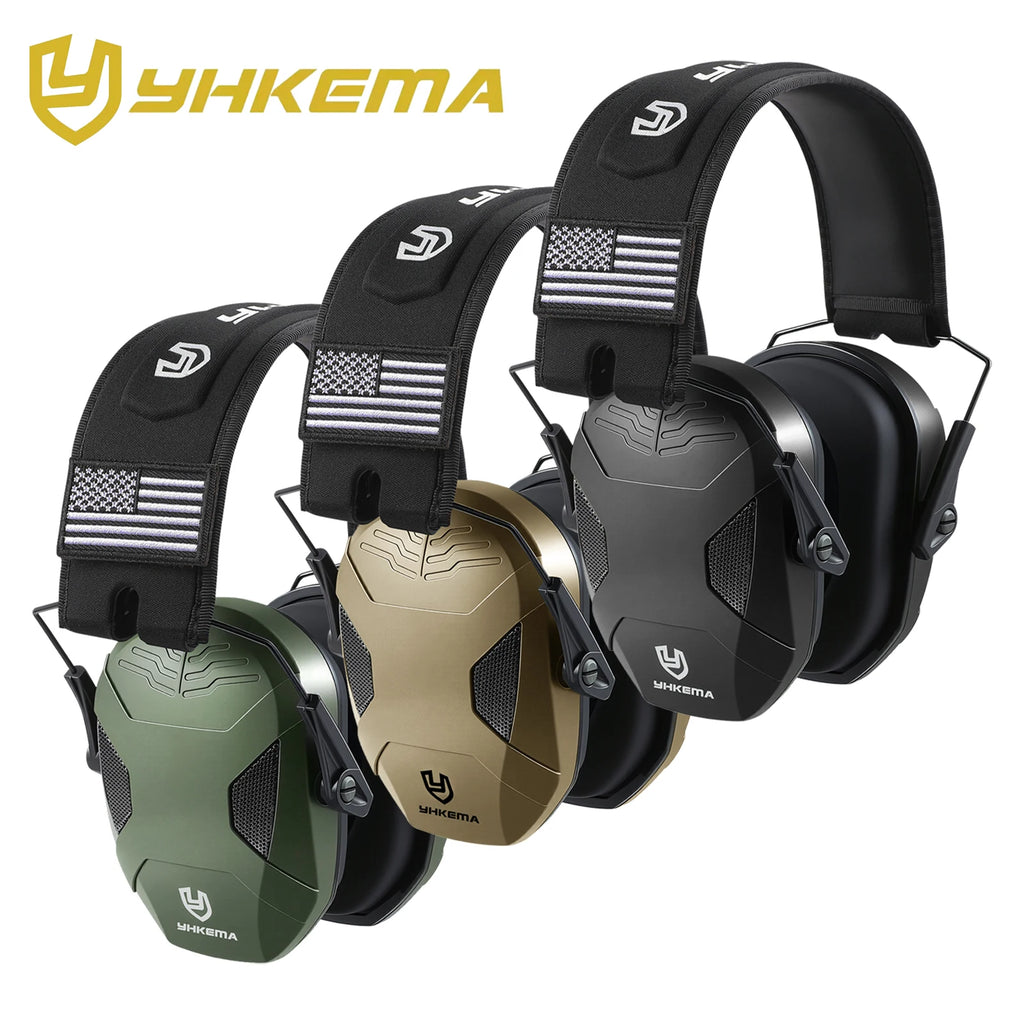 Ear Protection Safety Earmuffs for Shooting, NRR 27dB Noise Reduction Slim Passive Hearing Protector with Low-Profile Earcups