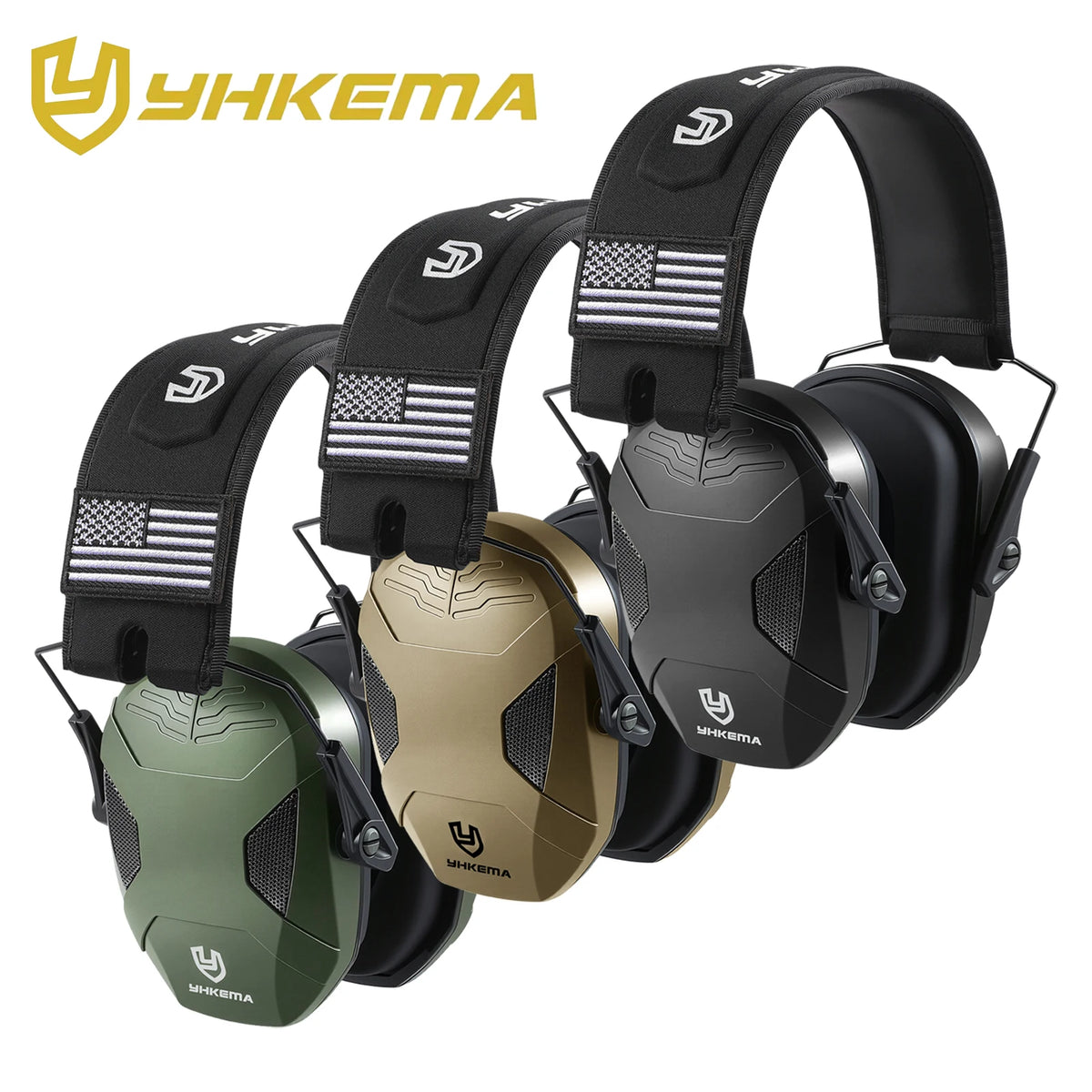 Ear Protection Safety Earmuffs for Shooting, NRR 27dB Noise Reduction Slim Passive Hearing Protector with Low-Profile Earcups