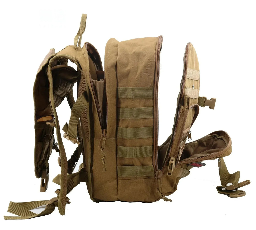 Men's outdoor backpack, camping, hunting, hiking, sports, green, men's travel outdoor camping Safari Hiking camping backpack