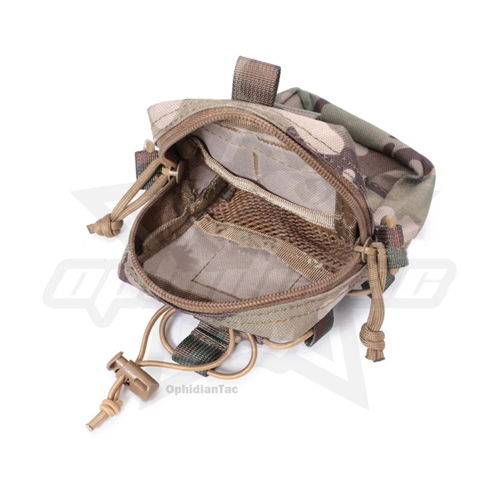 Molle system water bottle bag outdoor sports mobile phone holder camping hiking organizer waist bag