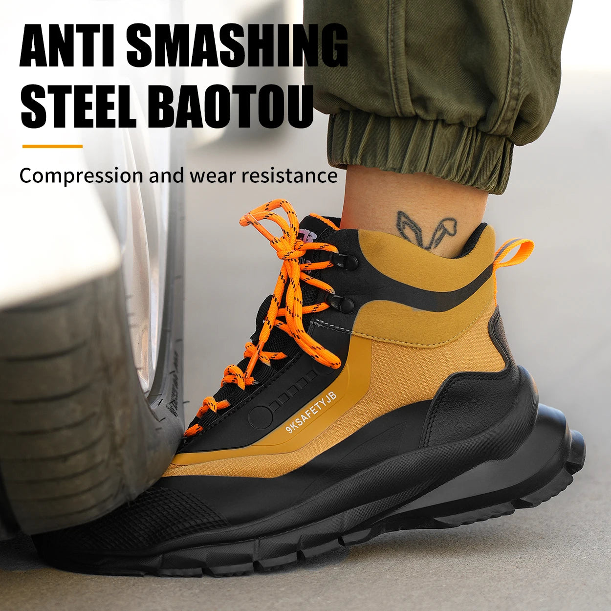 Lightweight Safety Boots Men Security Steel Toe Work Shoes Indestructible Safety Shoes Men Protective Work Boots Plus Size 47 48