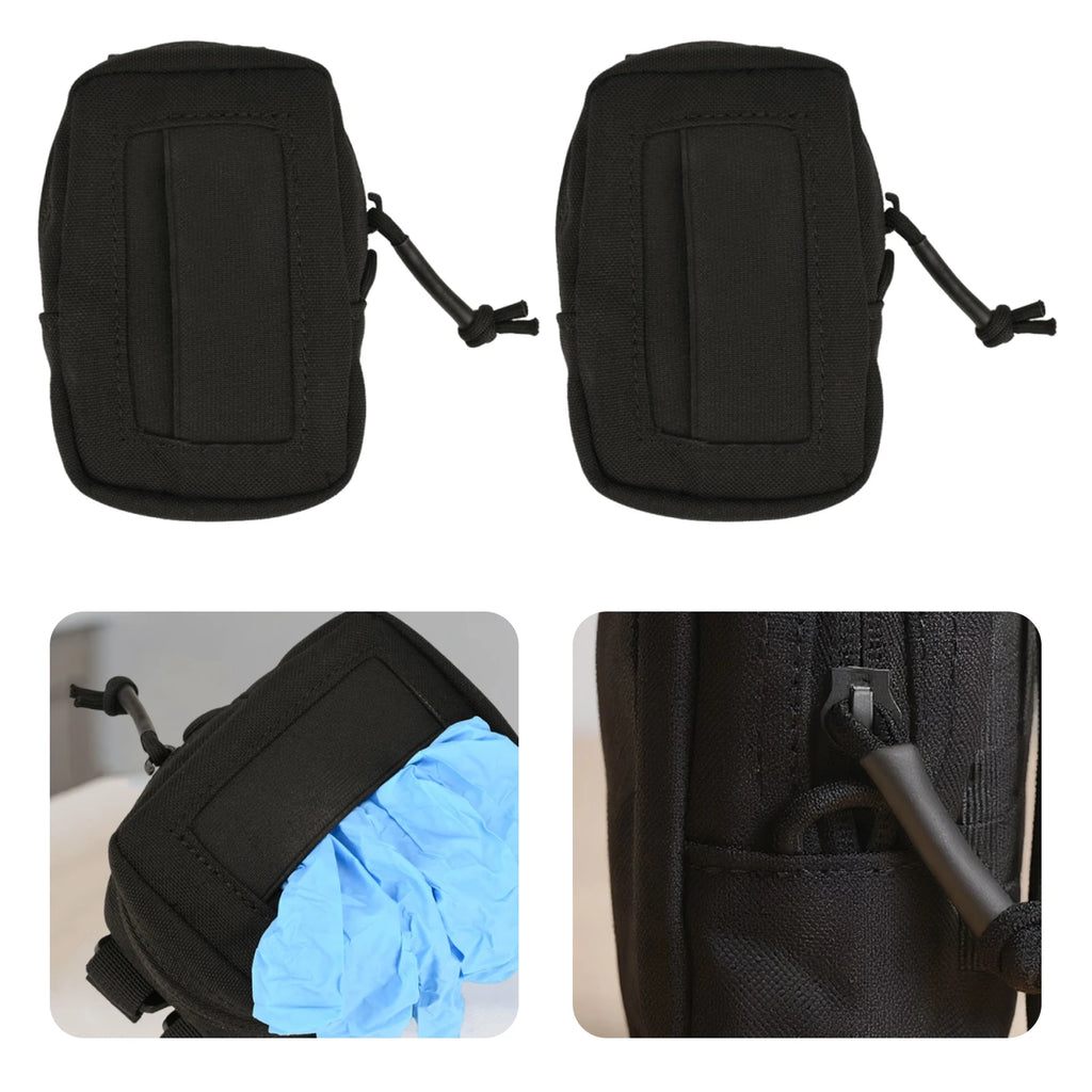 Sports Training Gloves Bag Lightweight Outdoor Accessories Bag Versatile Card Purse for Travel Camping Hiking Emergency