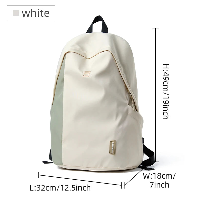 MOYYI Ultra Minimalist Lightweight Laptop Backpack Unisex Casual Waterproof Outdoor Travel Sport Rucksack Teenager School Bag