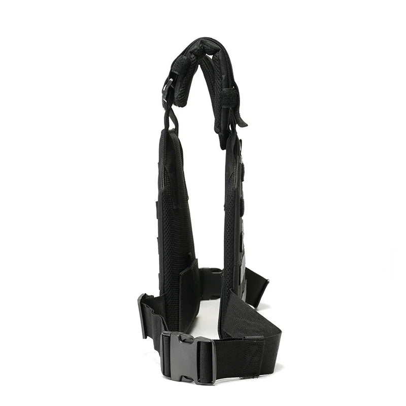 Scalable lightweight hunting vest with quick detachable buckle design at the waist, suitable for hunting and exploration, etc