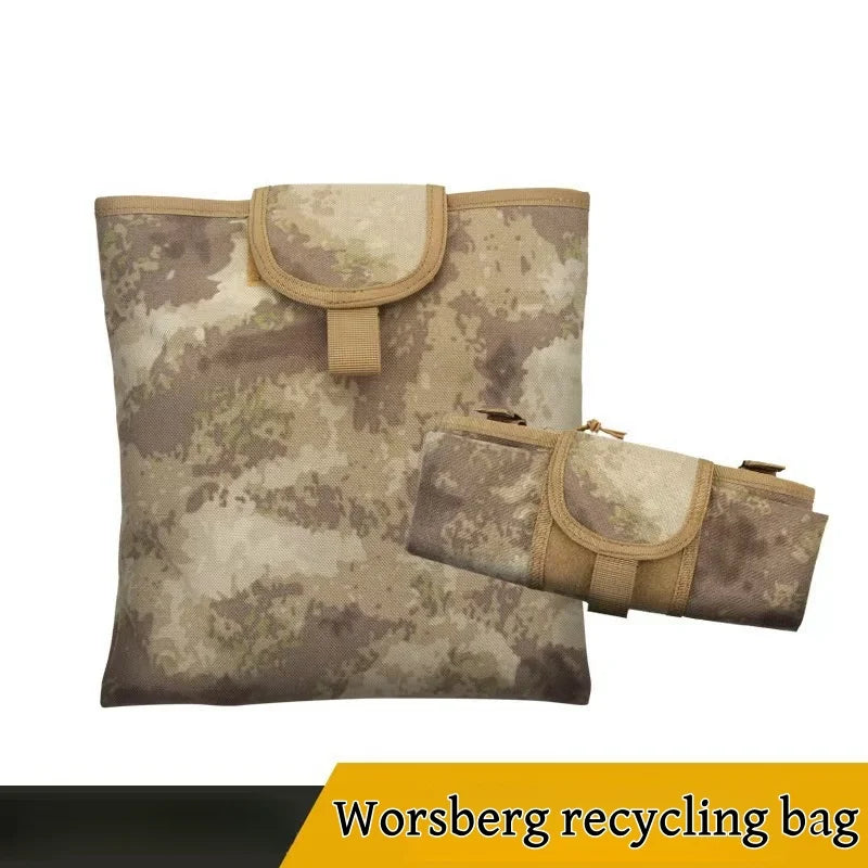 Molle Folding Magazine Pouring Bag EDC Bag Foldable Practical Recycling