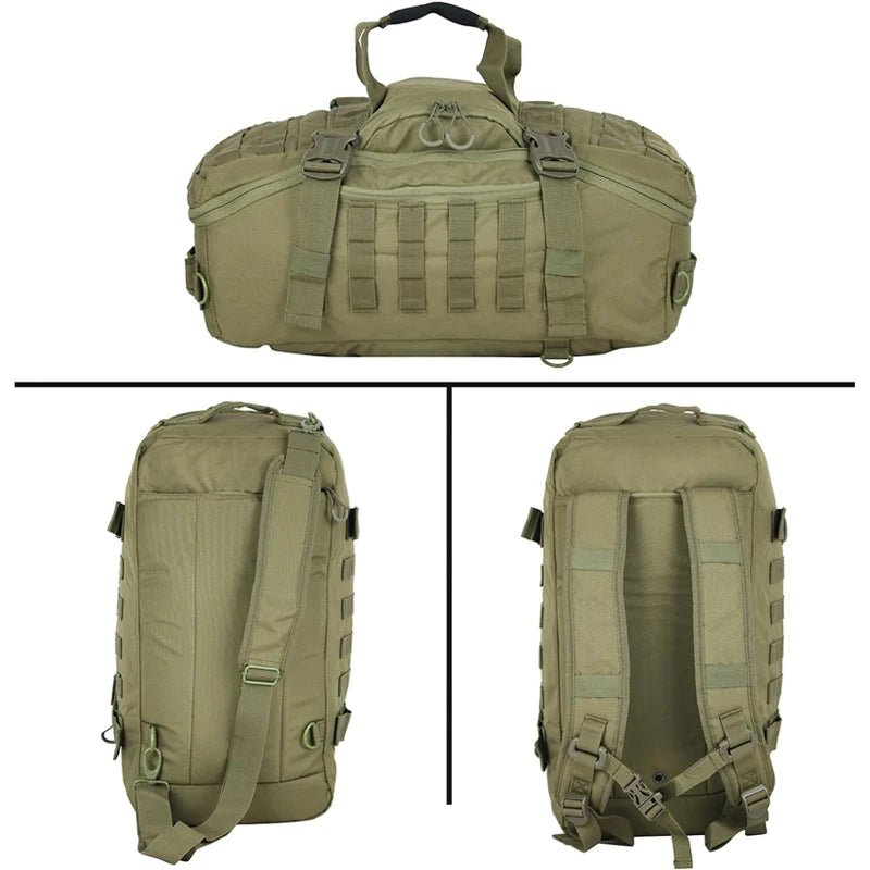 LQARMY 25L Travel Backpack Military MOLLE Duffel Bag Army Rucksacks Outdoor Waterproof Sports Backpacks Luggage Hiking Gym Bag
