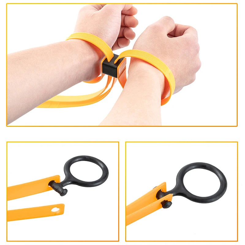 Plastic Cable Tie Band Handcuffs Cs Sport Decorative Strap Tmc Sport Gear Disposable Cable Tie Yellow Camping out Gear