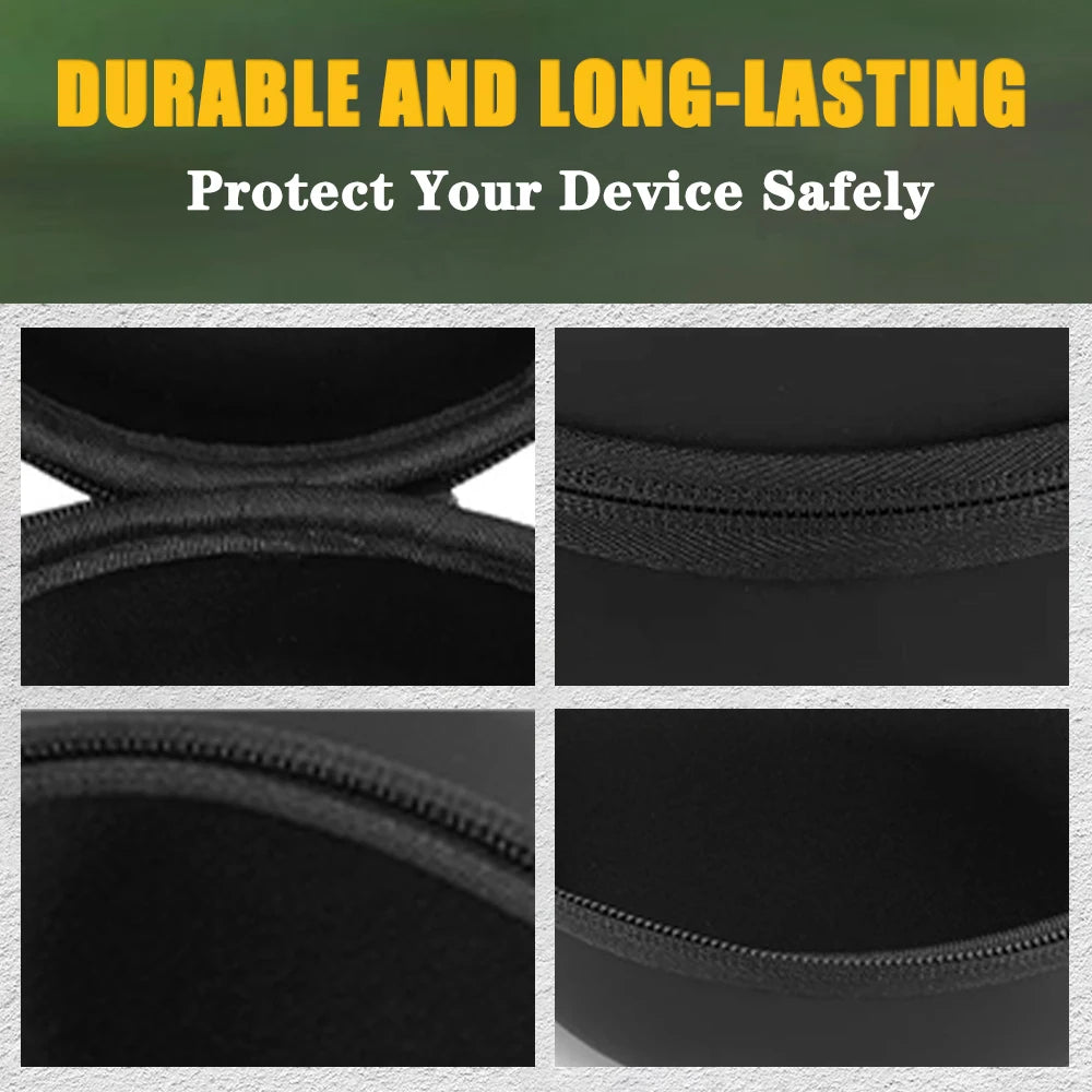 Tactical Headphone Box,For Hunting Airsoft Shooting Noise-Canceling Earmuffs Storage Protection/Lightweight Foldable Headset Bag