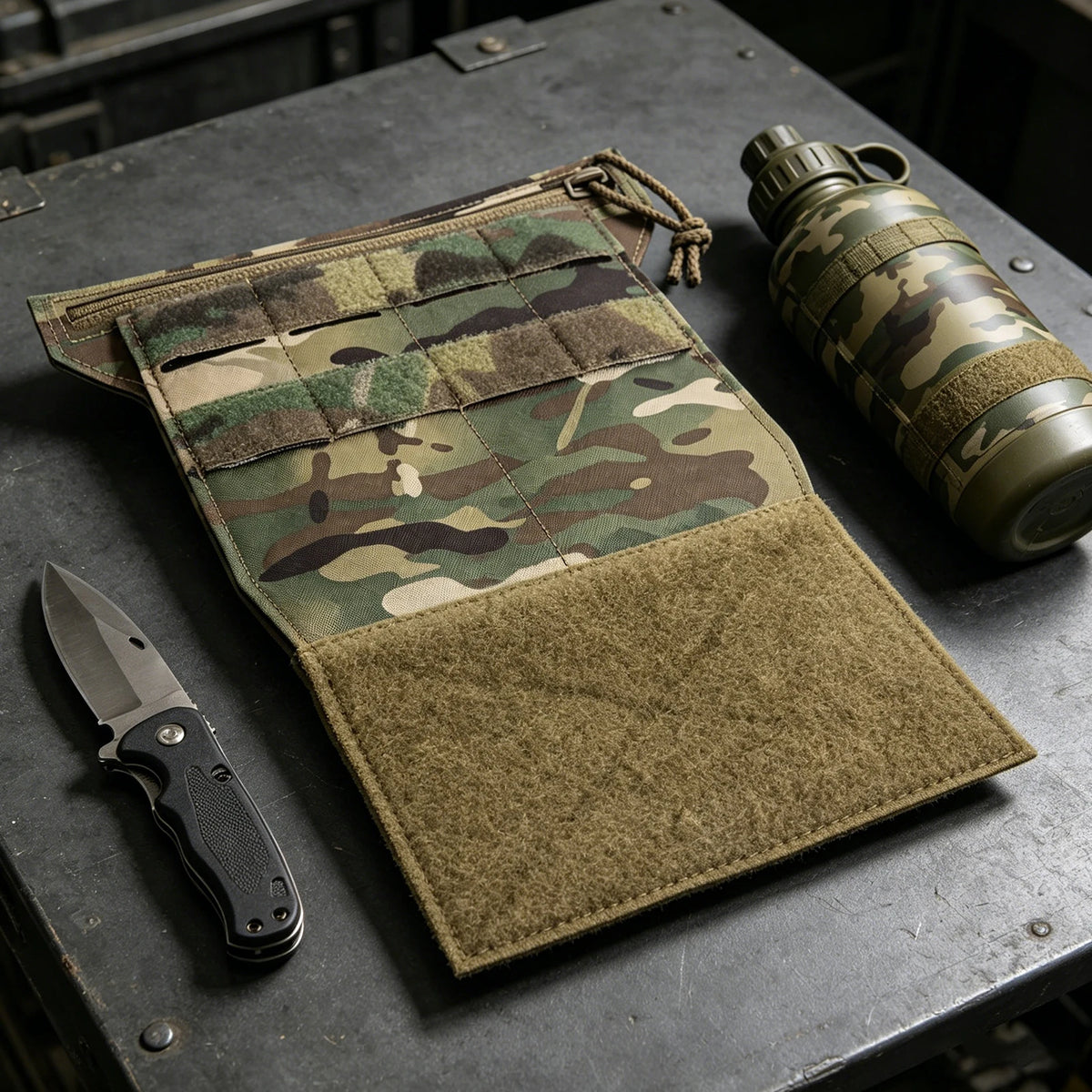 Tactic Chest Rig Reusable Outdoor Micro Front Panel Multi-Layer Adjustable Molle Chest Rigs for Navigation Phone Carrier
