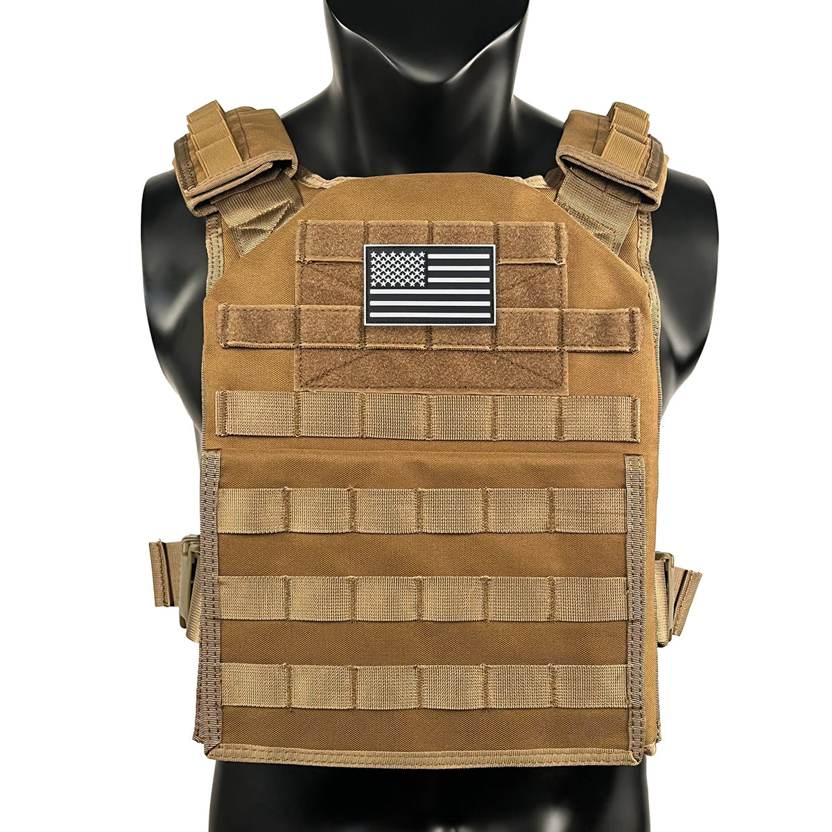Lightweight hunting vest MOLLE expansion system, quick detachable waist, adjustable shoulder straps, Magic Sticky strap