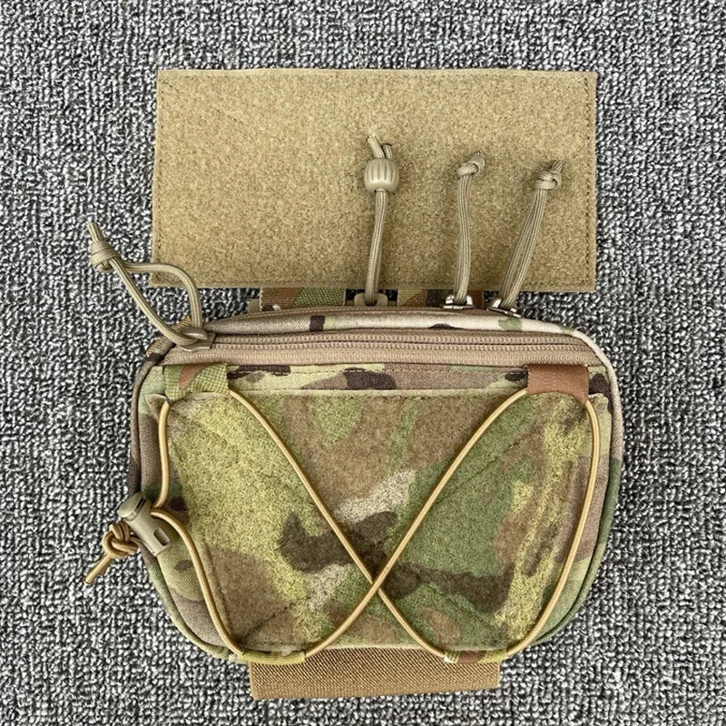 Tactical Hanging Abdominal Pouch Airsoft Chest Rig D3CRM MK3 MK4 V2 EDC Drop Down Bag Vest Plate Carrier Sundry Bag