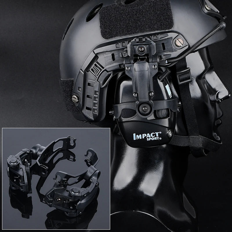 Tactics Hanging Fast Helmet Headphone Stand 360°Rotation Impact Sport Earphone Bracket Adapter ARCWalker's Razor Headset Mount