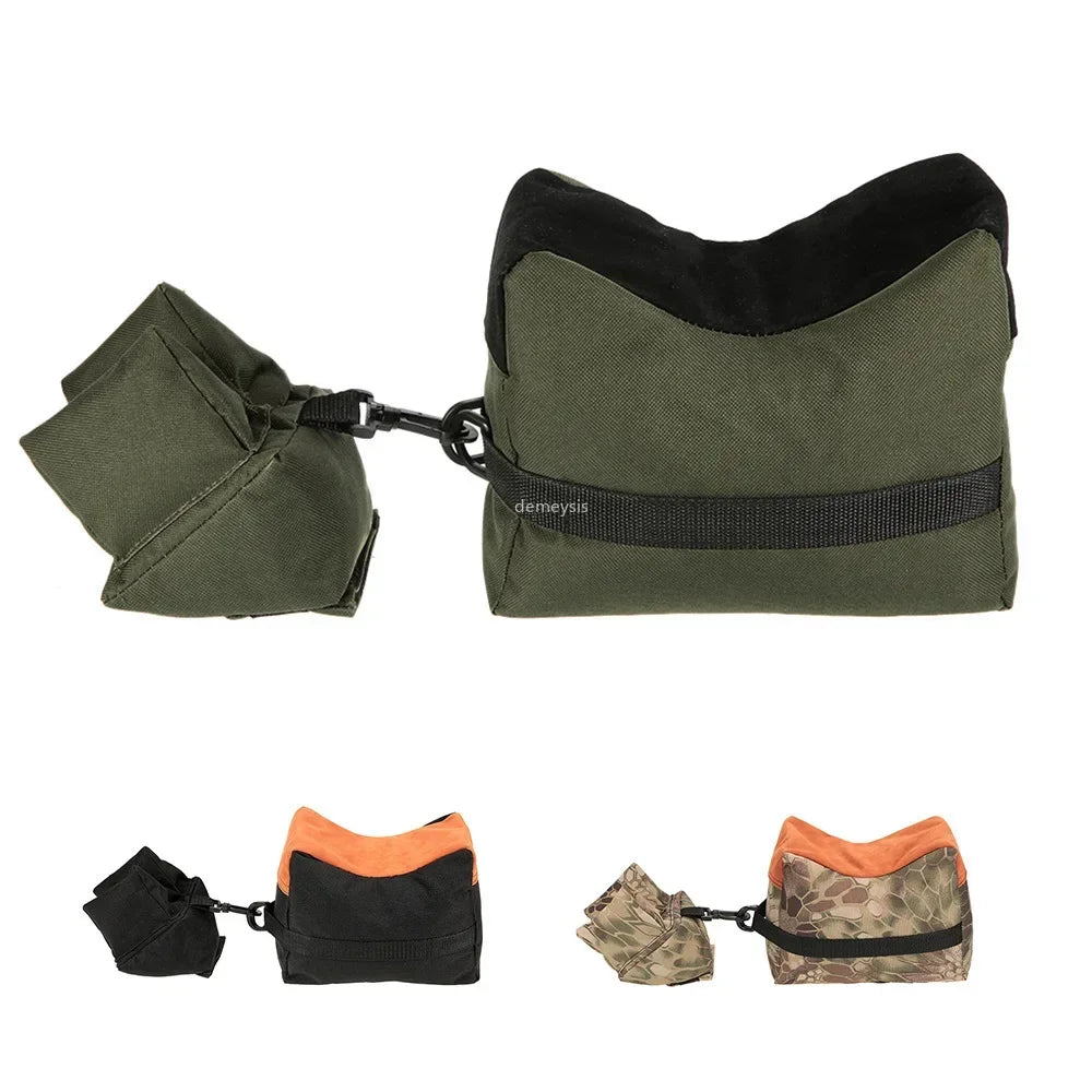 Tactical Front & Rear Bag Shooting Support Rifle Unfilled Sandbag Sniper Hunting Target Stand Hunting Bags