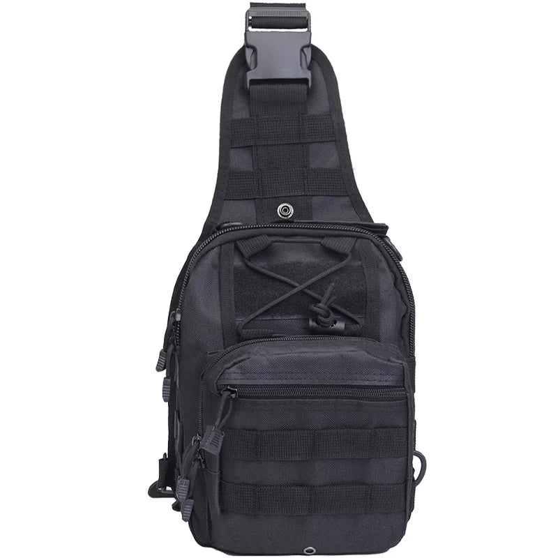 Tactical Men Chest Bag Hiking Climbing Outdoor Sports Shoulder Bags Camouflage Crossbody Bag Oxford Rucksack