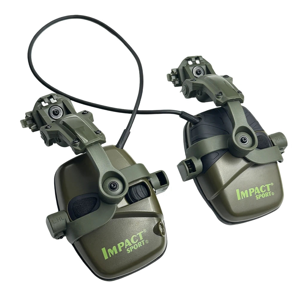 Army Shooting Earmuffs 23NRR Tactical Hunting Headset Electronic Hearing Protector Active Noise Reduction Sound Pickup Headphone