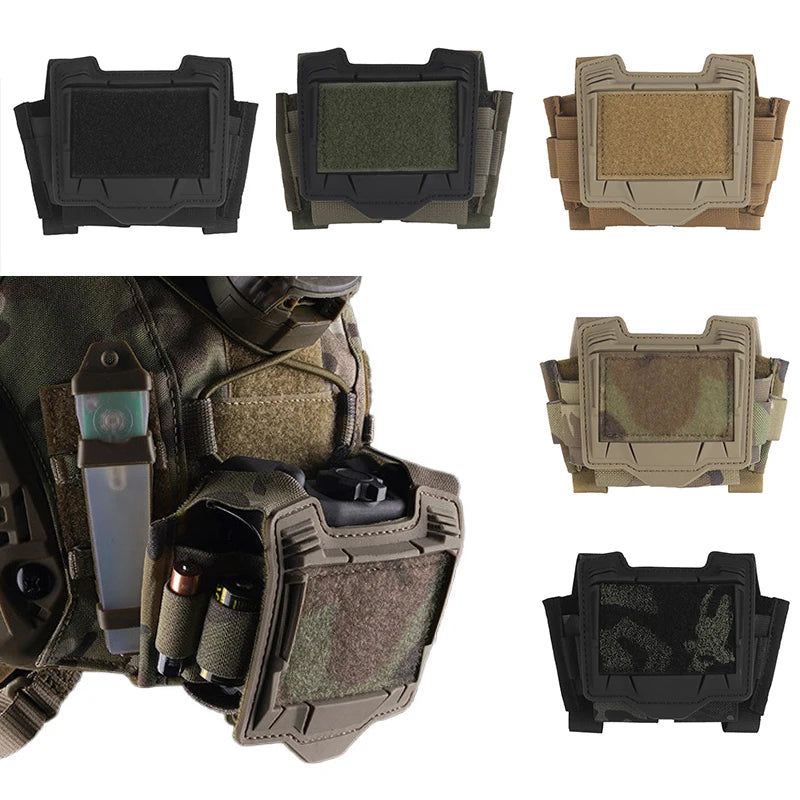 Tactical Helmet PVS-31 Battery Pouch NVG Counterweight System Universal Fast Helmet Accessory for Airsoft Paintball Hunting