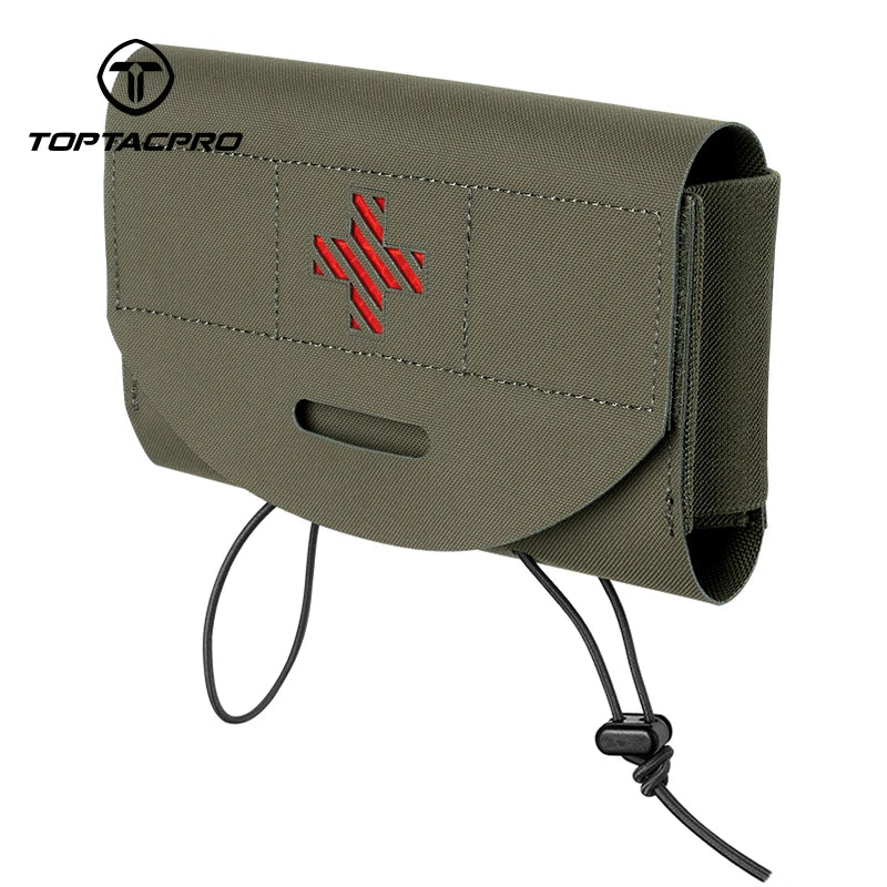 TOPTACPRO Tactical Medical Pouch First Aid Kit EMT IFAK Pouch MOLLE Micro  Blow-Out Pouch  EDC Emergency Bag 8532