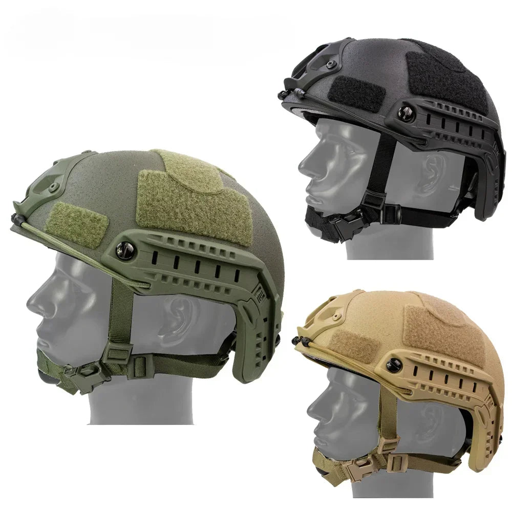FAST Helmet Airsoft MH Helmet ABS New Thickened  Outdoor PJ Air Gun Shooting CS Protective Equipment for adult WARGAME & Cosplay