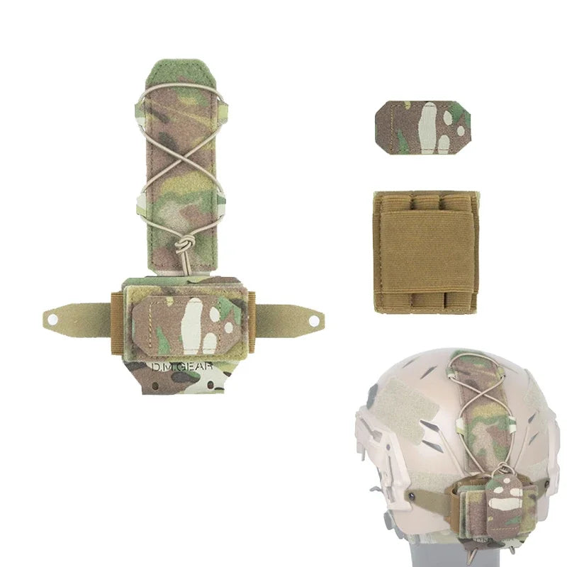 Tactical Helmet Battery Pouch Night Vision Helmet Battery Bag Gear Aisorft Helmet Counterweight Storage Pouch Accessories