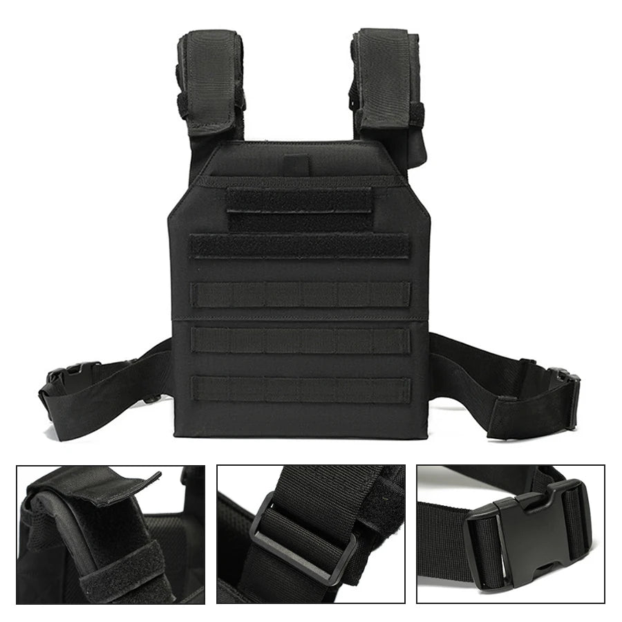 Outdoor vest with multi-functional MOLLE extension, convenient and quick release, wear-resistant vest