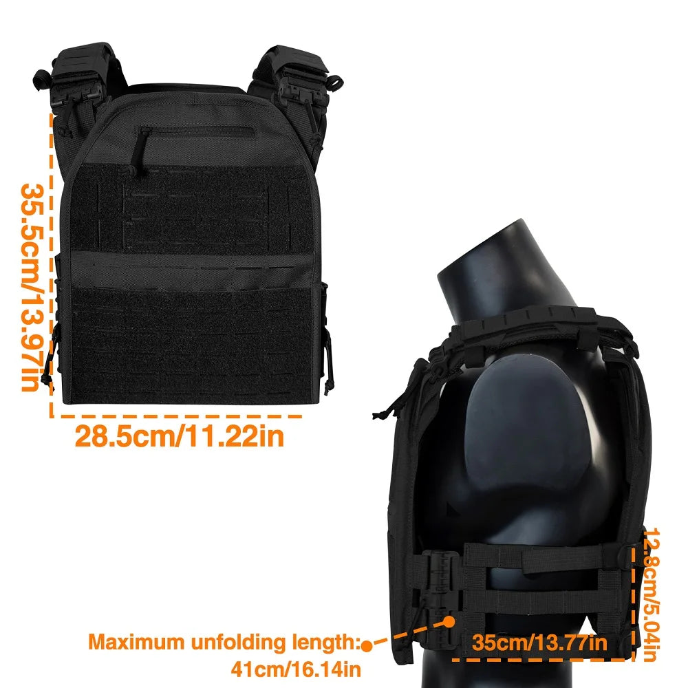 EMERSONGEARS VT06 New Arrive 1000D Nylon laser cutting Modular lightweight low profile tactical vest Run and Gone vest