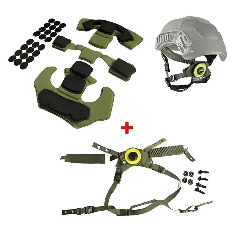 Wendy's Helmet Lined with Sponge Pads Fast MICH Mickey Tactical Bullet-Proof Helmet Accessories Wendy's Helmet Lined