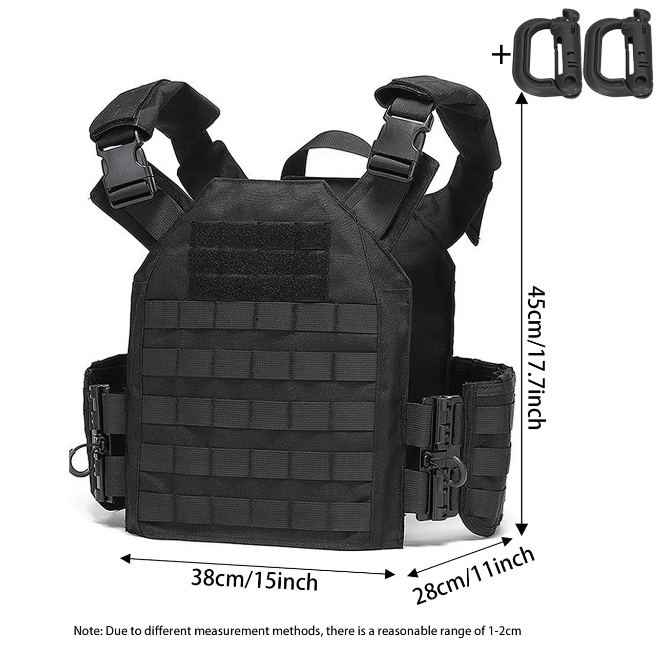 Quick detachable adjustable hunting vest, easy to put on and take off MOLLE expandable tool kit, wear-resistant material