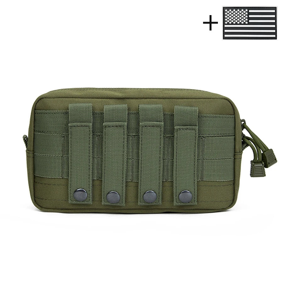 MOLLE system's multifunctional storage bag, lightweight tool storage bag, backpack accessory bag