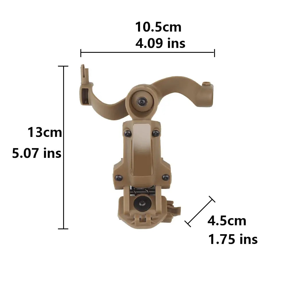 BOOIU Shooting Headset Bracket Tactical Helmet Rail Mount Adapter For OPS Core ARC/Wendy Multi-Angle Pickup Headphone Bracket