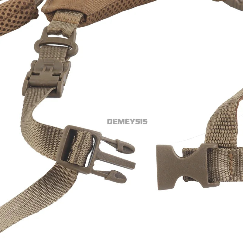 Tactical Helmet Straps Wendy Helmets Suspension System Shooting Hunting Helmets Adjustable Head Lock Chin Strap Accessories