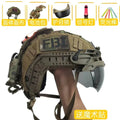 Complete Set of Tactical Equipment Helmet with Cool Styling, Real Person Cs Helmet Body with Hanging Helmet