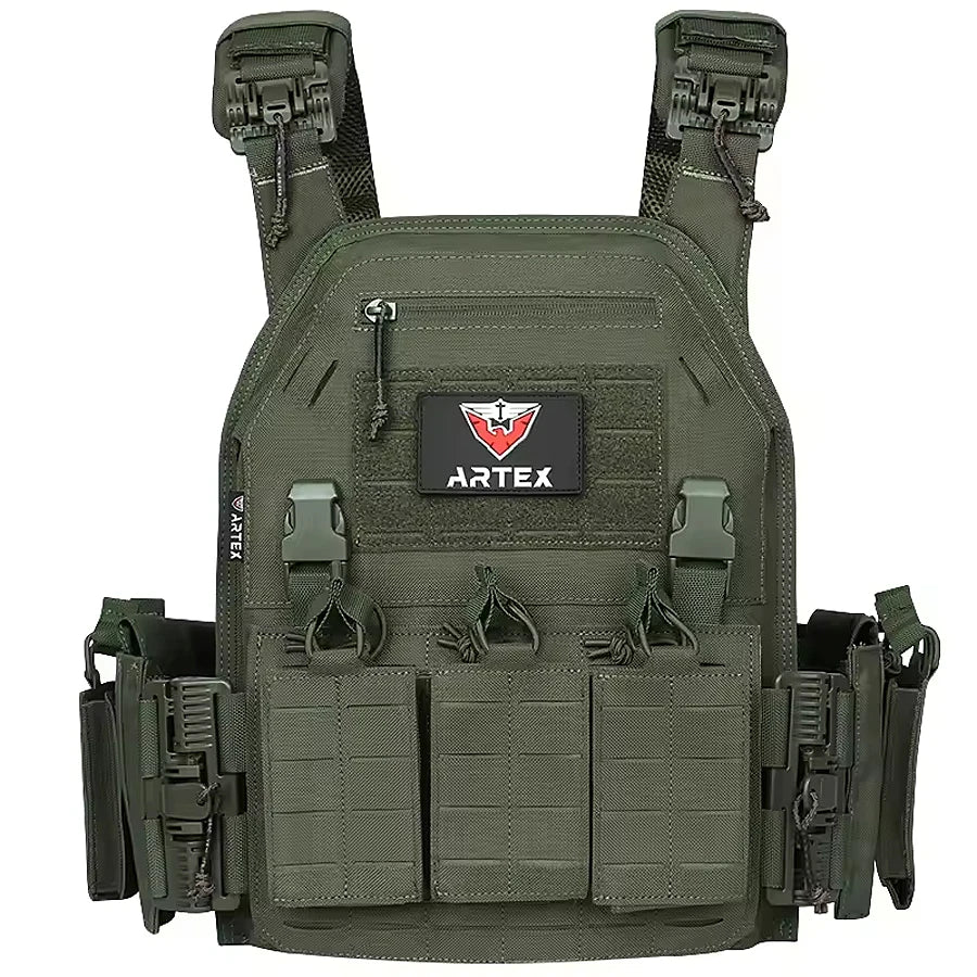 Outdoor quick release vest with multifunctional laser abrasion resistance and breathability