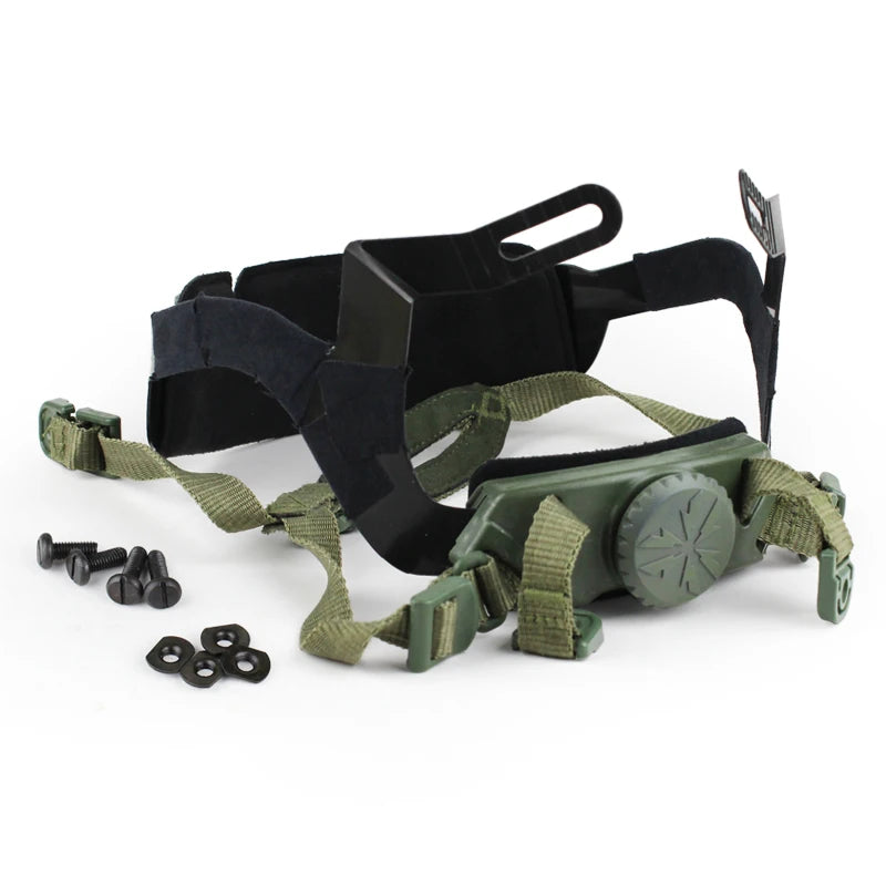 Tactical Adjustable Helmet Cingulate System for Fast Helmet Head Locking Strap Shooting Hunting Airsoft Gear