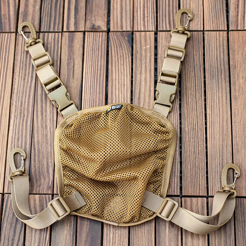 Tactical Helmet Bag Multi-Purpose Molle Storage Carrying Pouch Net Pocket for Hunting Airsoft Helmets Bag Backpack Accessories