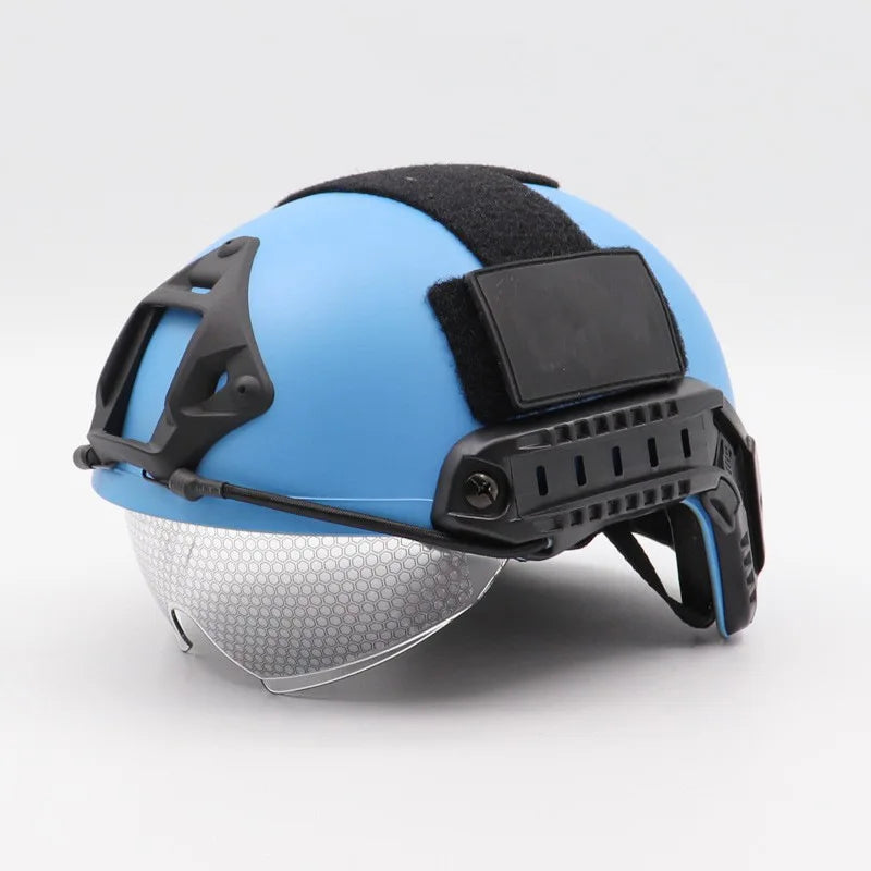FAST Tactical Helmet MH Goggles Edition Helmet Protective Equipment Cycling Military Fan Light Rail Helmet 2026